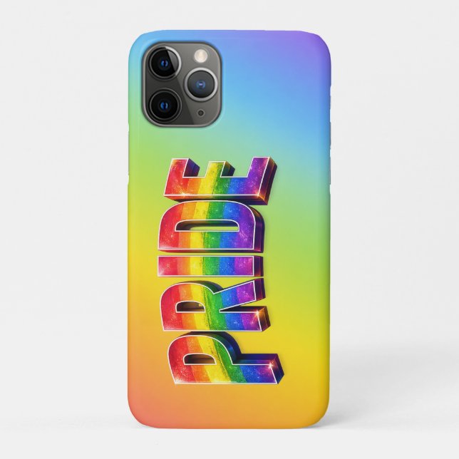 Rainbow PRIDE LGBTQIA+ Community Case-Mate iPhone Case (Back)