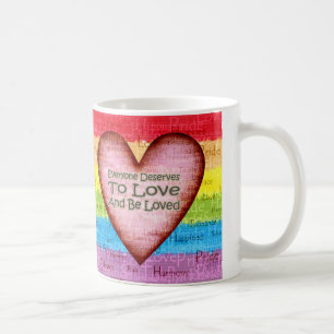 Rainbow Pride Love Mug
