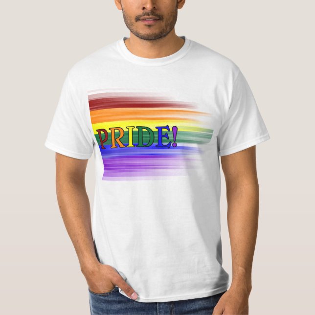 Rainbow Pride! Mens T-shirts (Front)