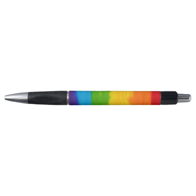 Rainbow Pride Pen – LGBT Gay Lesbian Oil Paint  (Front)