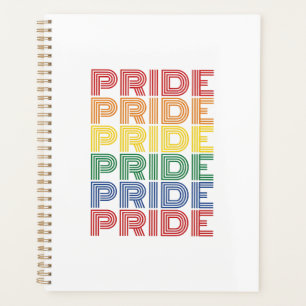 Rainbow Pride Retro Typography Vector Design_1 Planner