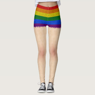 Rainbow Pride Shorts Leggings