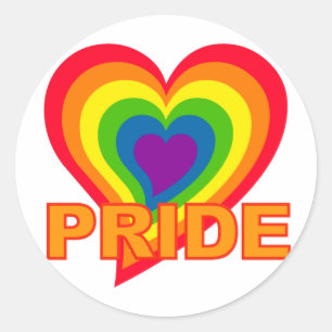 Rainbow Pride stickers