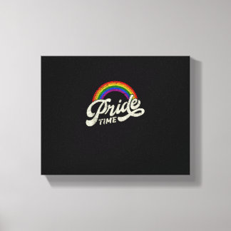 Rainbow, Pride Time, LGBT Tank Top Canvas Print