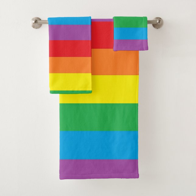 "Rainbow Pride" Towel Set (Insitu)
