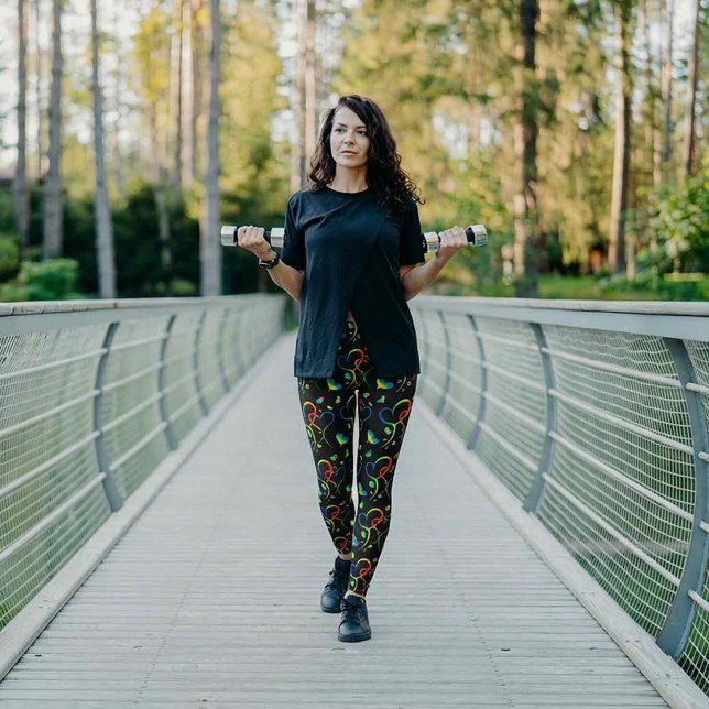 Rainbow Pride Valentine Leggings (Creator Uploaded)