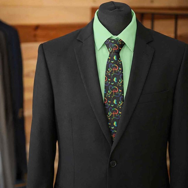 Rainbow Pride Valentine Neck Tie (Creator Uploaded)