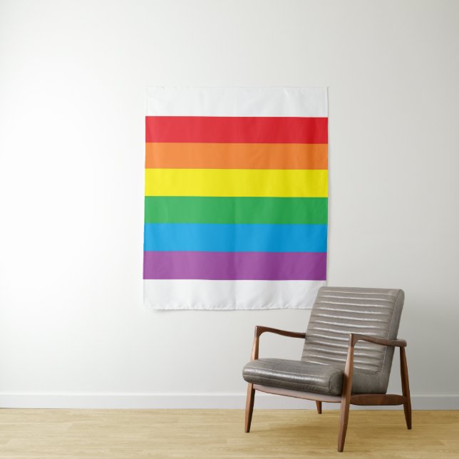 "Rainbow Pride" Wall Tapestry (In Situ)