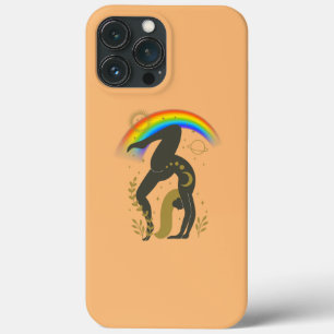 Rainbow Pride Yoga iPhone 13 Pro Max Case