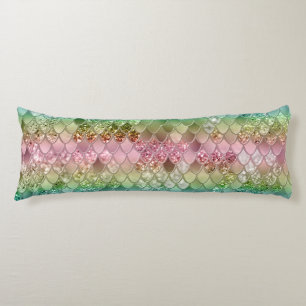 Rainbow Princess Mermaid Scales #2 #decor #wall Body Cushion
