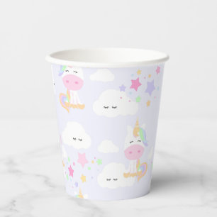 Rainbow Princess Unicorn Party Cups