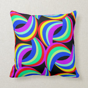 Rainbow Print Cushion