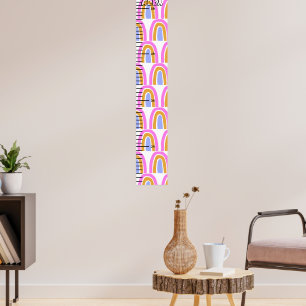 Rainbow Print Cute Baby Growth Chart