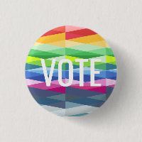 Rainbow Prism Abstract Geometric Design - VOTE