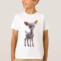 Rainbow Psychedelic Deer Fawn Kids