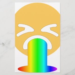 rainbow puke emoji