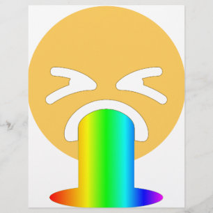 rainbow puke emoji