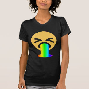 rainbow puke emoji T-Shirt