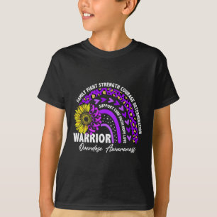 Rainbow Purple Ribbon Overdose Awareness T-Shirt