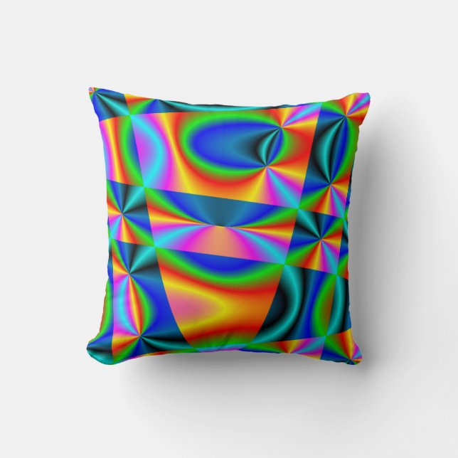 Rainbow Quilt Cushion (Front)