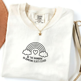 Rainbow Quote Tee, Gift for Her, Everyday Wear, Un T-Shirt