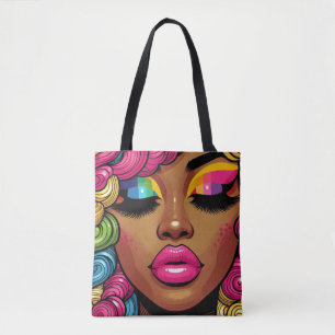Rainbow Radiance Tote Bag