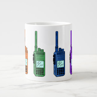 Rainbow Radio Large Coffee Mug