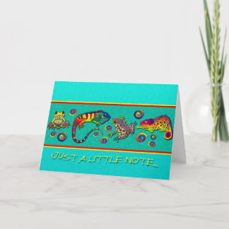 Rainbow Rainforest Note Card