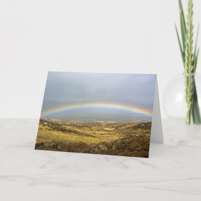 Rainbow Rannoch Moor Scotland Postcard (Front)