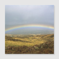 Rainbow Rannoch Moor Scotland Postcard Poster