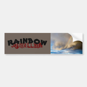 rainbow rebellion bumper sticker