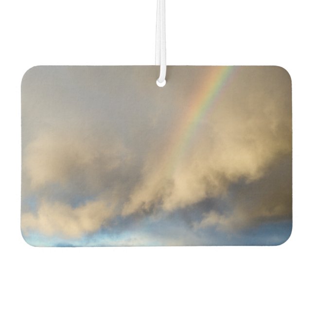 rainbow rebellion car air freshener (Front)
