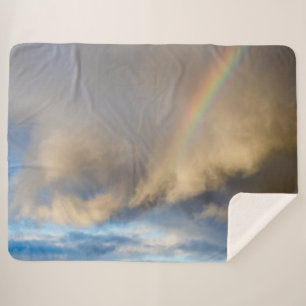 rainbow rebellion sherpa blanket