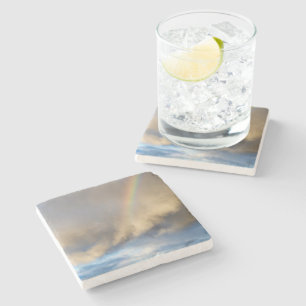rainbow rebellion stone coaster