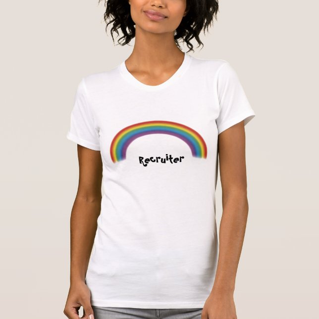 Rainbow, Recruiter T-Shirt (Front)