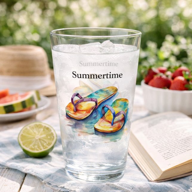 Rainbow Reef Flip Flops, custom Glass (Creator Uploaded)