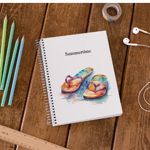 Rainbow Reef Flip Flops, custom Planner