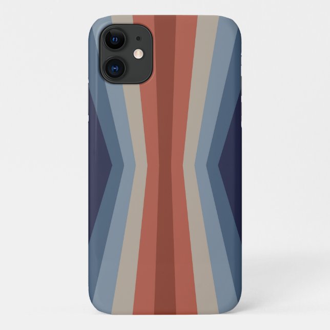 Rainbow reflection in retro style Case-Mate iPhone case (Back)