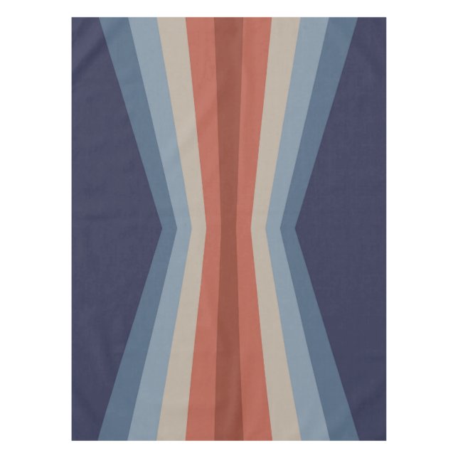 Rainbow reflection in retro style tablecloth (Front)