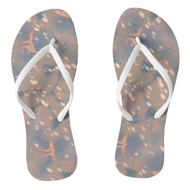 Rainbow Reflection Jandals (Footbed)