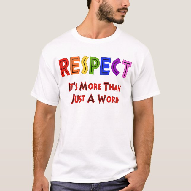 Rainbow Respect T-Shirt (Front)