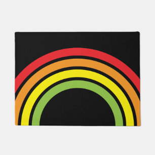 Rainbow Retro Floormat Doormat