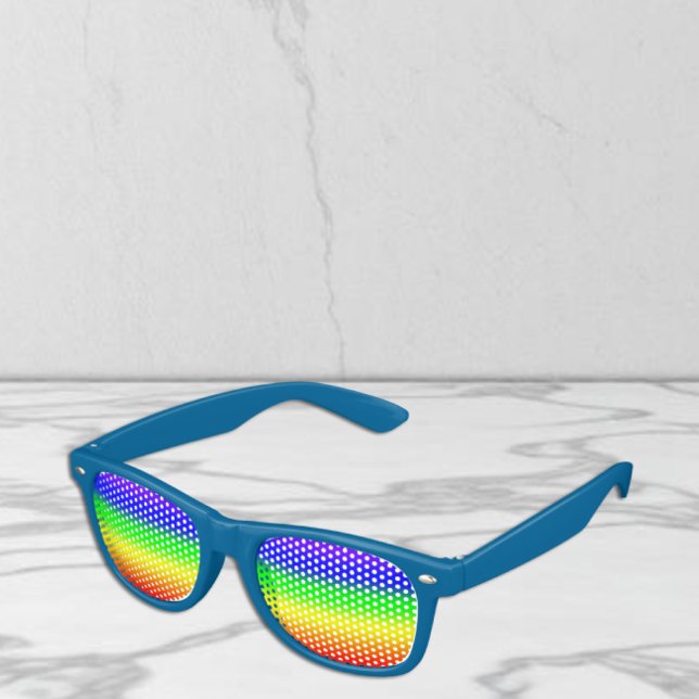 Rainbow Retro Sunglasses (Creator Uploaded)