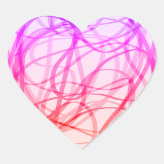 Rainbow Rhapsody Heart Sticker