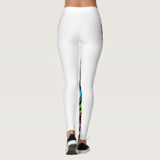 "Rainbow Rhythms: Multicoloured Mirage Leggings" Leggings