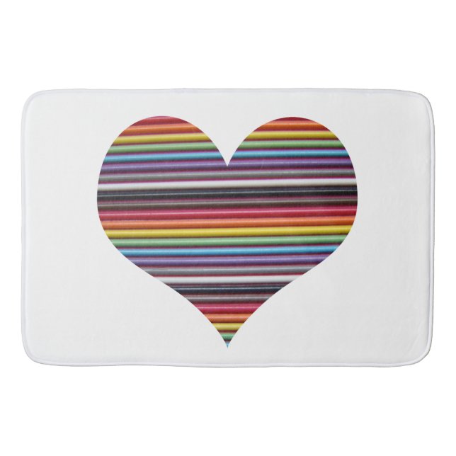 Rainbow Ribbon Cable Bath Mat (Front)
