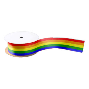 Rainbow Ribbon Satin Ribbon