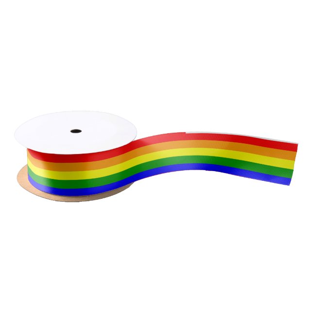 Rainbow Ribbon Satin Ribbon (Spool)