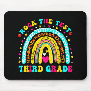 Rainbow Rock The Test Day Third Grade Testing Day  Mouse Pad