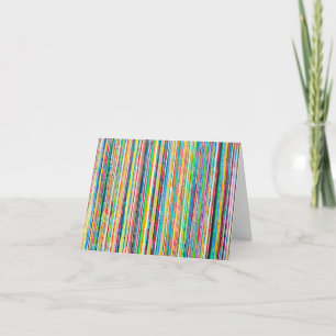 Rainbow Roll Blank Note Card